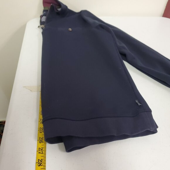 Ted Baker Womens 1/4 Zip Pullover Sweatshirt Size 4 Blue Preppy Designer Classic - Picture 8 of 10